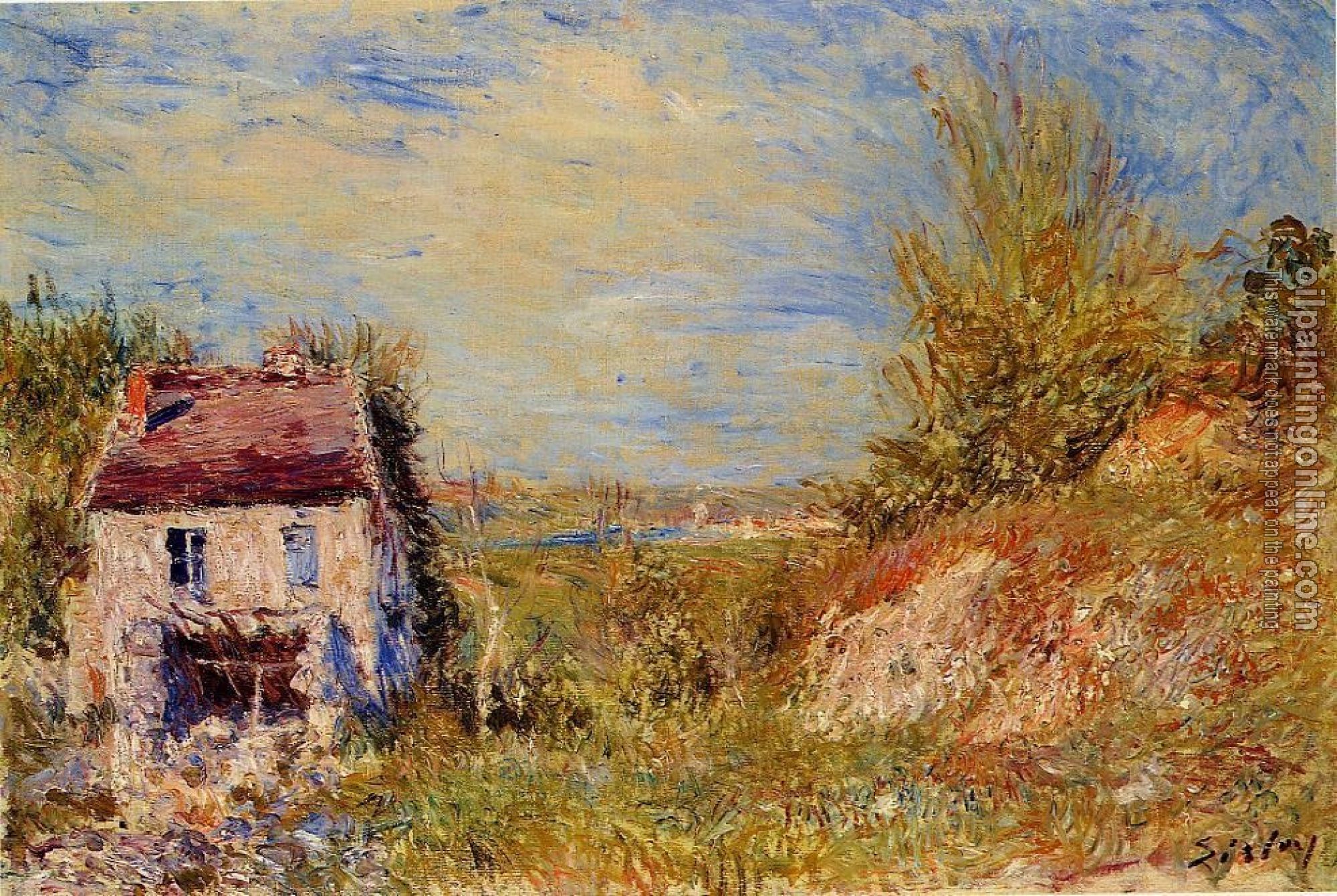 Sisley, Alfred - Abandoned House